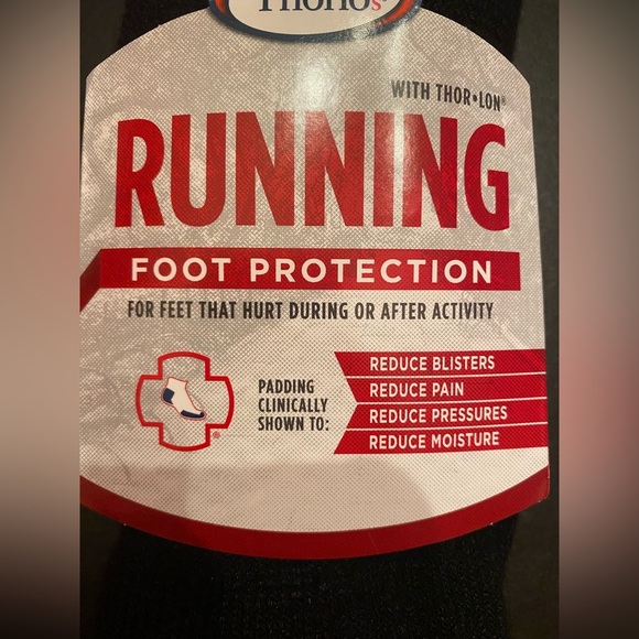 Thorlos Running Unisex Ankle Socks Foot Protection Size Large - Picture 4 of 9